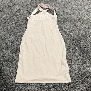 H&M Strapless Dress in Cream